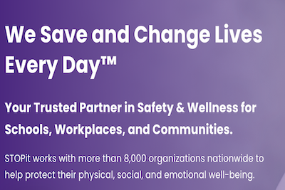 Purple image that says We Save Lives and Changes Lives Every Day